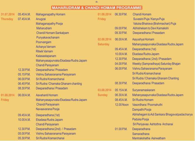 Ved Bhavan Kolkata Havan Programme