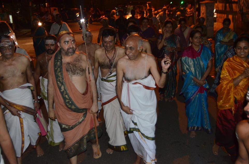 Shankara Vijayendra Saraswathi Shankaracharya Swamiji visits Vinayaka Mandir