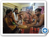 Shri Bapi Raju making offerings