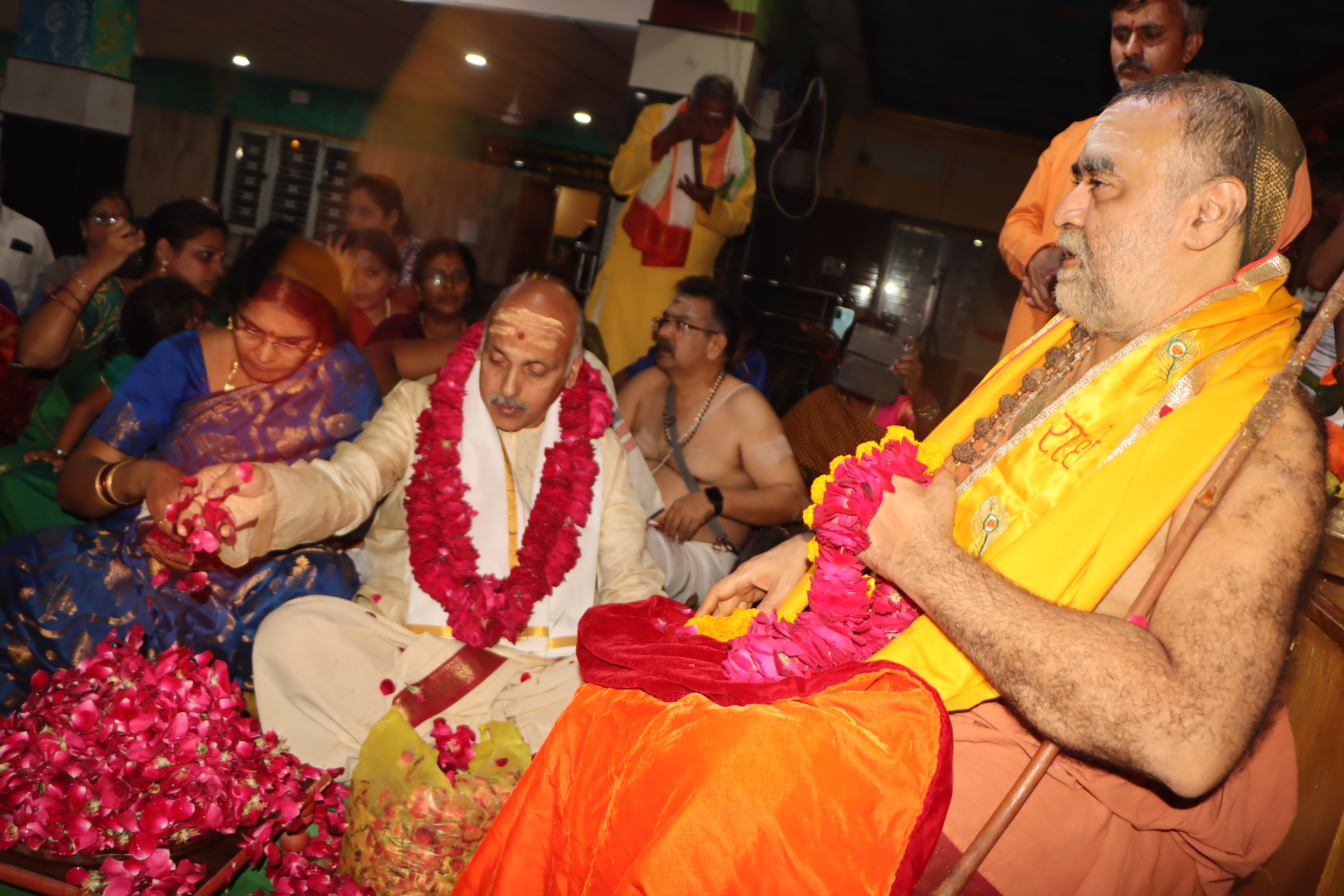 Shankaracharya visit Satyanarayana Mandir