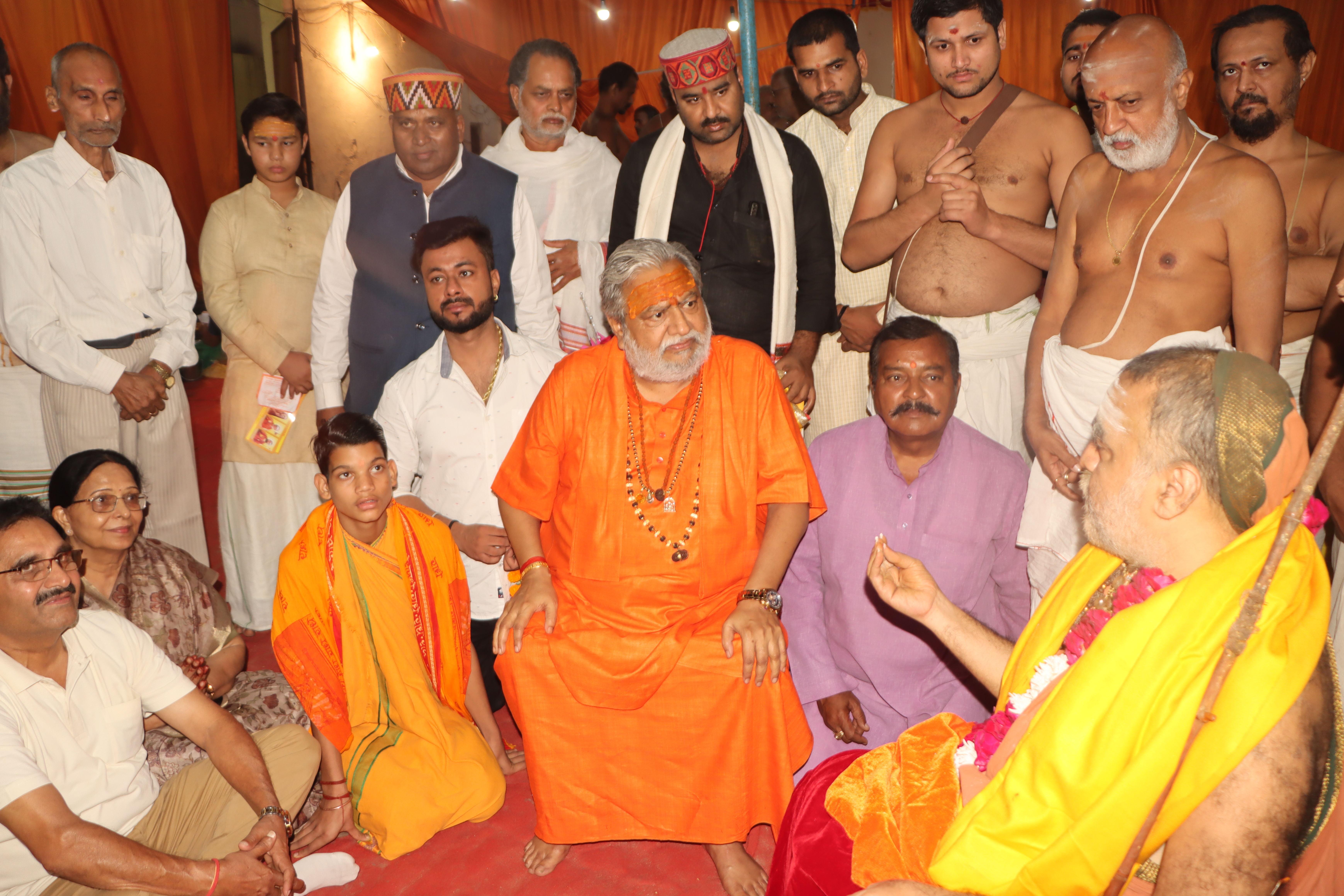 Shankaracharya visit Naradananda Ashram