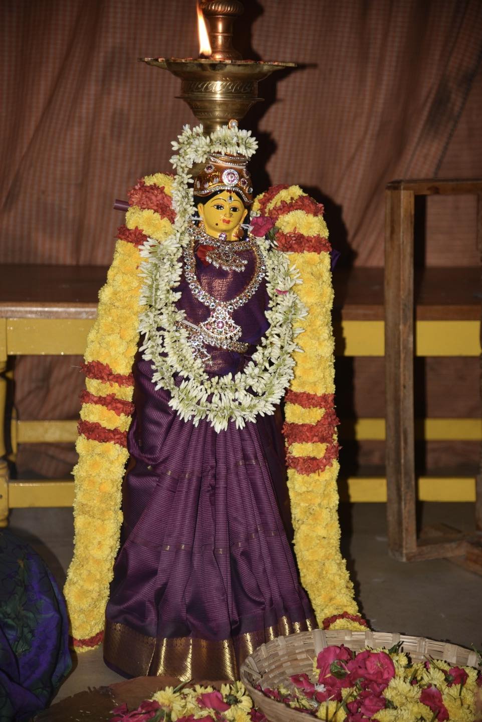 Navaratri - Tiruvilakku Puja performed at Shrimatam camp