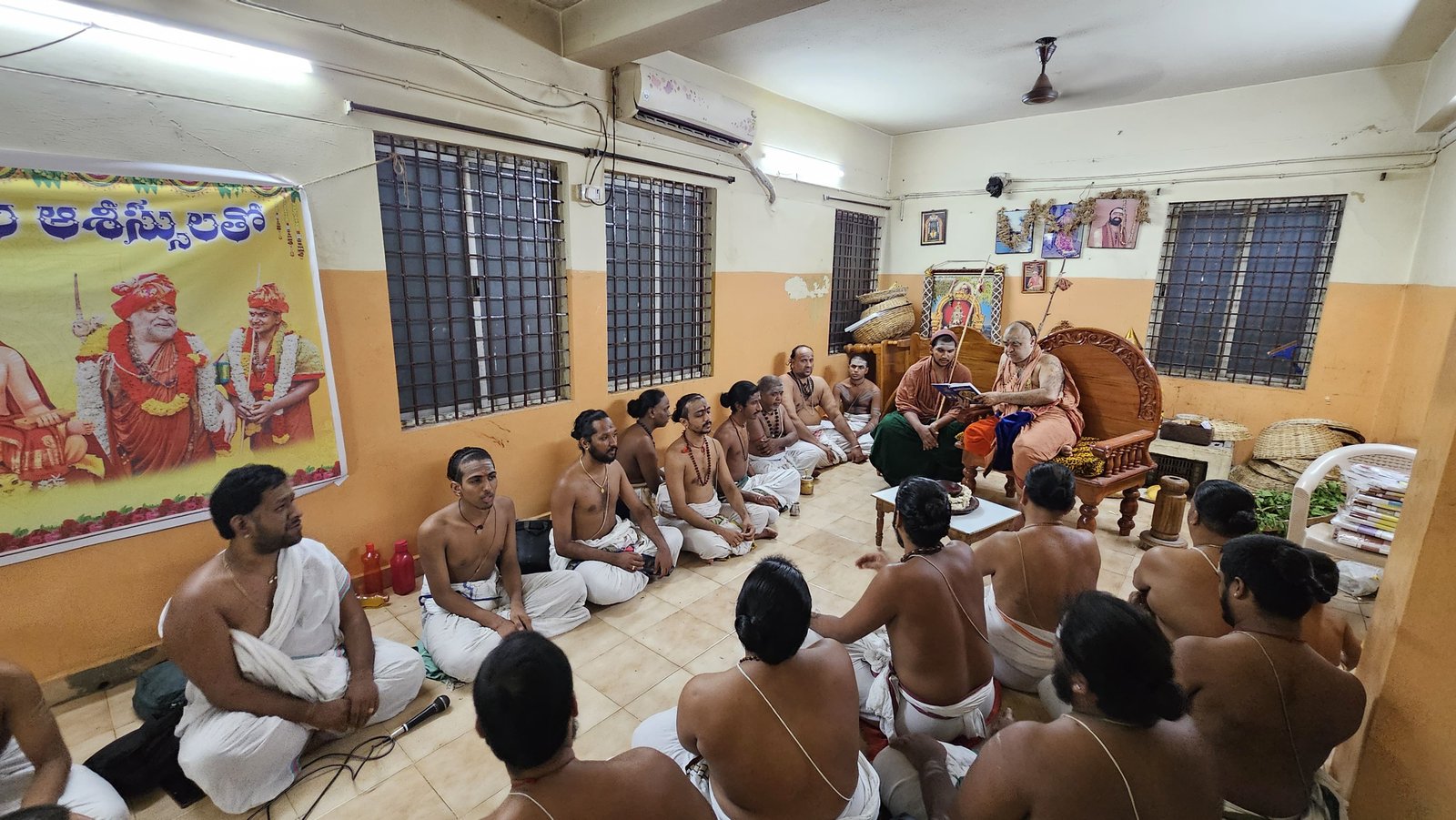 Yajur Veda Parayana Poorti at Shrimatam camp at Tirupati