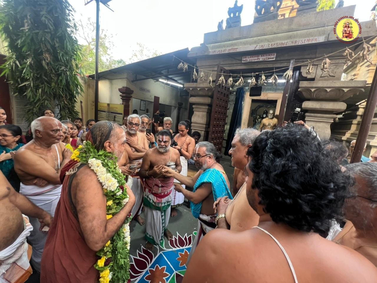 Pujya Shankaracharya Swamiji visits Nerul Balaji Mandir in Mumbai Pujya Shankaracharya Swamiji visits Nerul Balaji Mandir in Mumbai