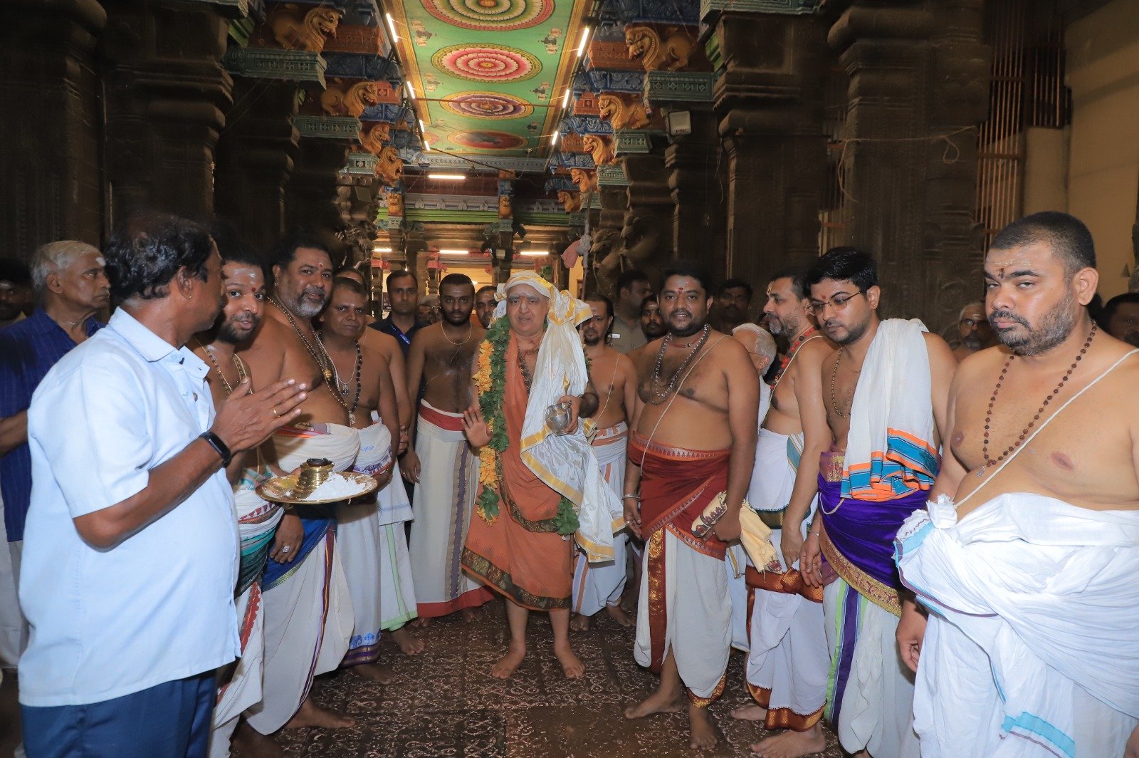 Pujya Shankaracharya Swamiji’s Visit to Sri Sundareswara Swami Sannidhi - Madurai Meenakshi Amman Temple
