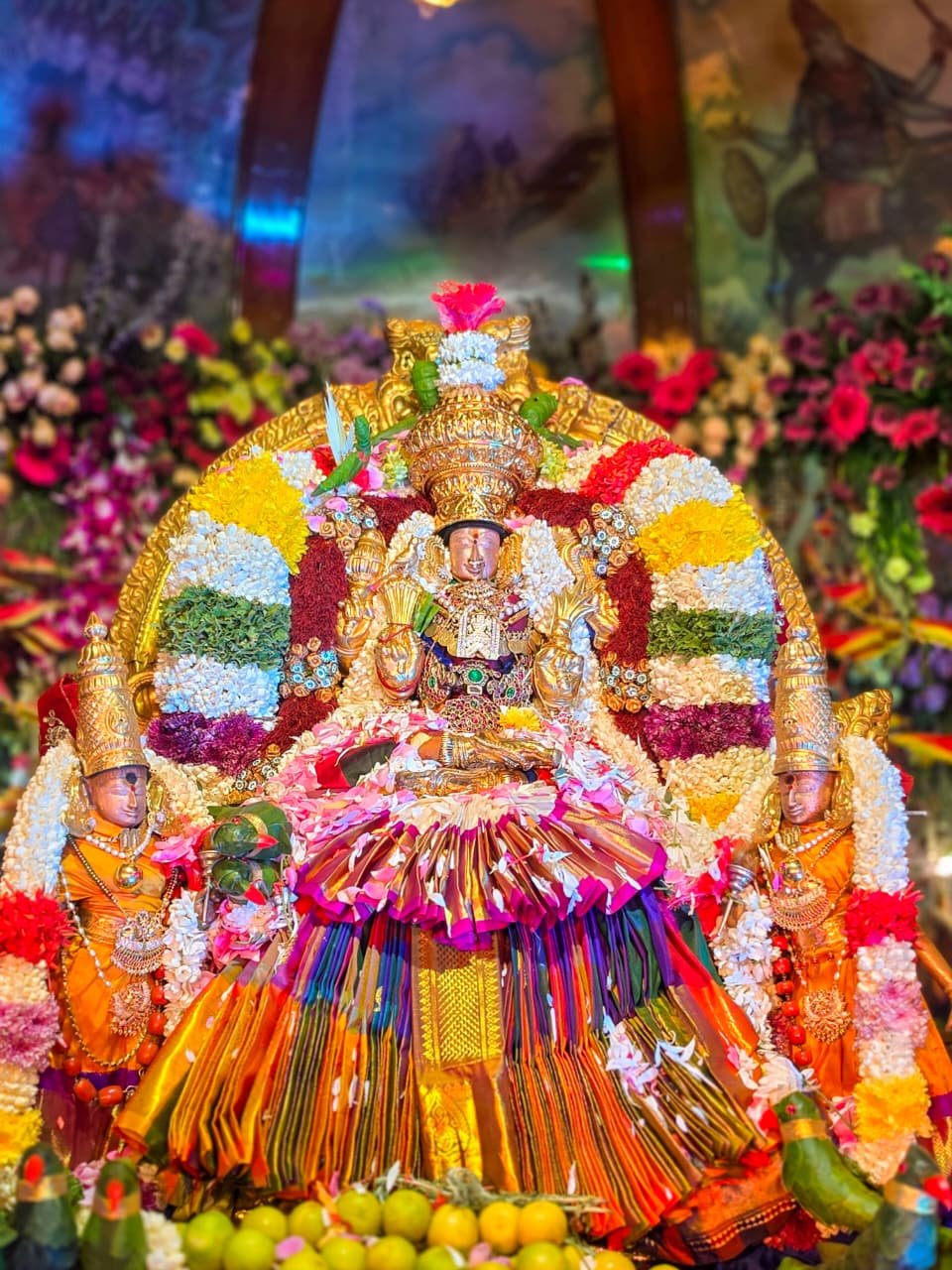 Sharan Navaratri Mahotsavam- Sri Kanchi Kamakshi Ambal Alankaram- Kanchipuram- 16 Oct. 2026 evening (Friday)