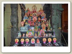 Golu in the Navaratri Mandapam