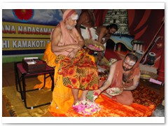 Swarna Padapuja to His Holiness